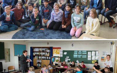 Vorlesetag 2022: Grundschulen Langweid und Lauingen