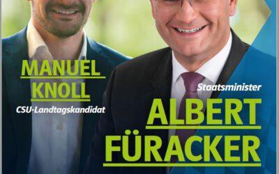 Volksfest Wertingen – Politischer Abend mit Finanzminister Albert Füracker